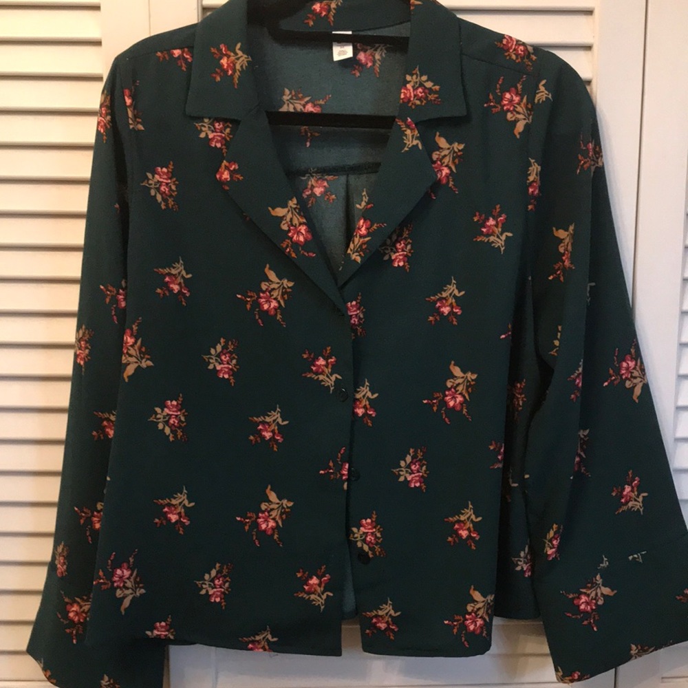 BP Notched Collar Shirt from Nordstrom- MED.
